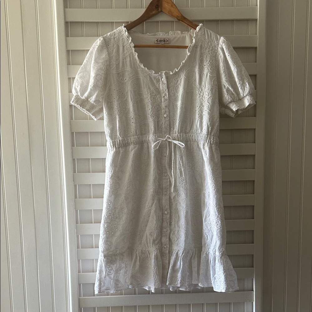 Nanette Lepore Ivory Lace Mini Dress